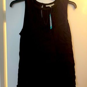 Daniel rainn keyhole crochet top new with tags